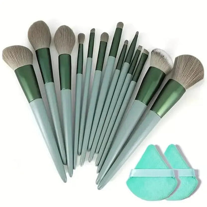 Makeup Brush Set Soft Fluffy Professiona Cosmetic Foundation Powder Eyeshadow Kabuki Blending Make Up Brush Beauty Tool Makeup RELUX.STORE