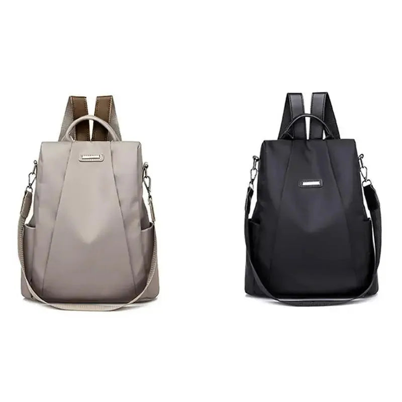 New women's casual multifunctional backpack solid color women's backpack fashionable detachable portable shoulder strap RELUX.STORE