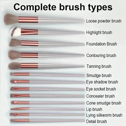Makeup Brush Set Soft Fluffy Professiona Cosmetic Foundation Powder Eyeshadow Kabuki Blending Make Up Brush Beauty Tool Makeup RELUX.STORE