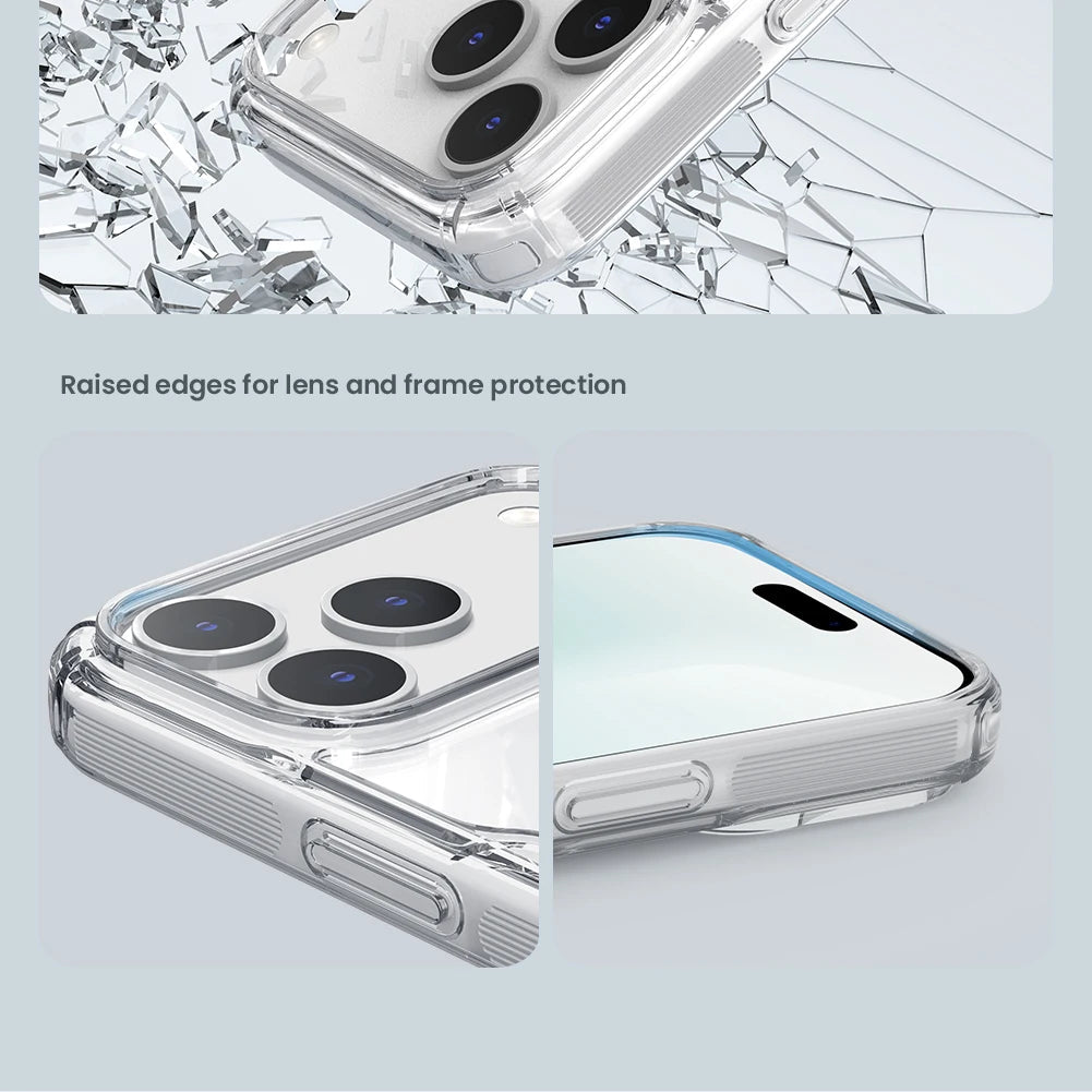 For iPhone 17 Pro Max / 17 Air Nillkin Magnetic Case TPU Soft Ultra Clear Magsafe Phone Case Back Cover Protection For iPhone 17 RELUX.STORE