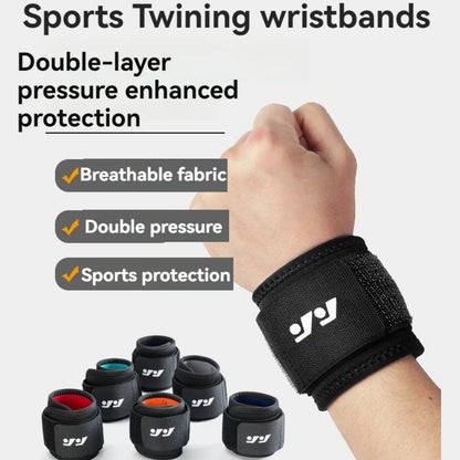 Sports wrist stabilizer with adjustable sports injury bag bandage support fitness band compression wrist protection