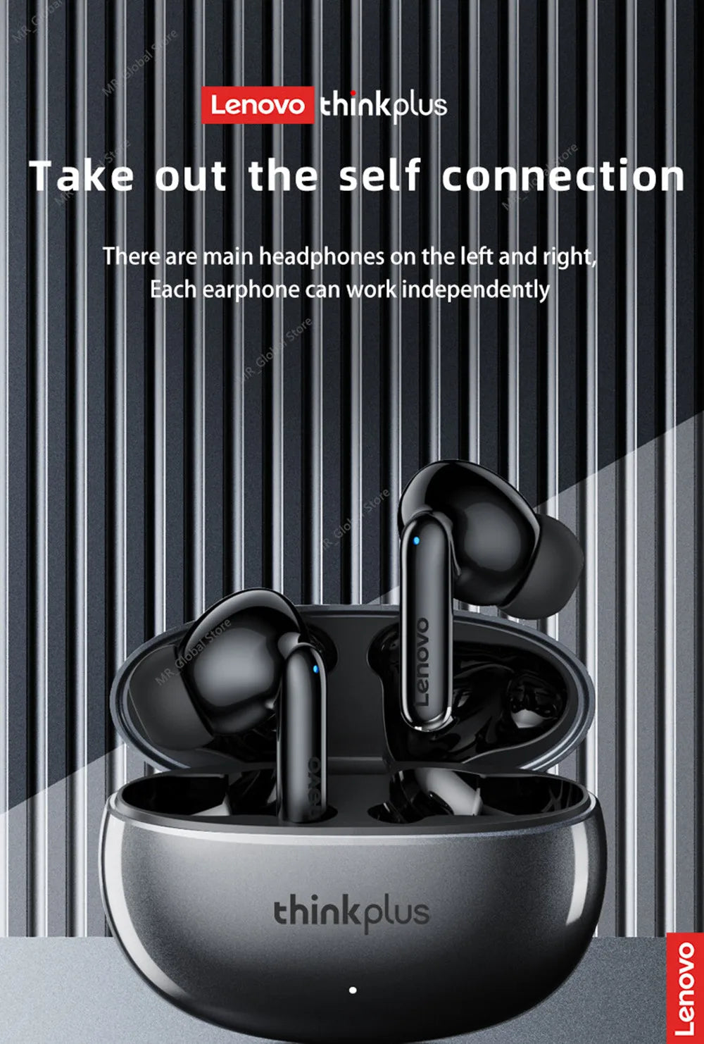 Original Lenovo XT88 TWS Wireless Earphones Bluetooth 5.3 Dual MIC Stereo Noise Reduction Bass HIFI Touch Control Earbuds RELUX.STORE