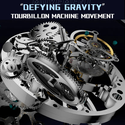 AESOP Mens Luxury Real Flying Tourbillon Mechanical Sapphire Waterproof Watch Skeleton Watches for Men Wristwatches Male 2025 A