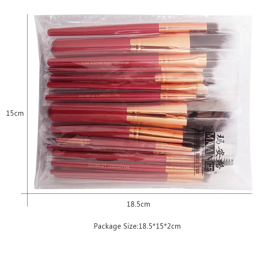3/13/22pcs Professional Makeup Brushes Tools Set Make Up Brush Tools Kits for Eyeshadow Eyeliner Cosmetics Brushes Maquiagem RELUX.STORE