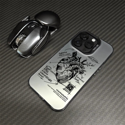 Creative Cardiovascular model Heart Medical Phone Case For iPhone 15 Pro Max 11 12 13 14 16 Pro XS XR 7 8 Plus Anti-drop Cover RELUX.STORE