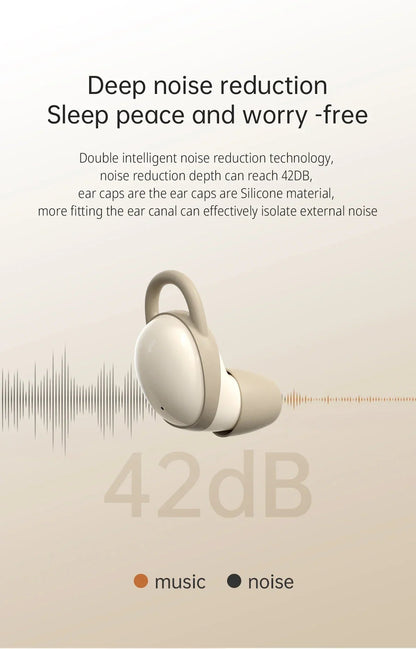 XIAOMI Pro999 Bluetooth Earphones TWS Sleep Noise Reduction Invisible In Ear Wearing Comfortable Sleep Music Game Earphones RELUX.STORE