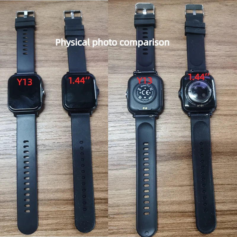 PHONEPACE Y13 Smart Watch with Call Function Fitness Tracker Heart Rate Monitor Alarm Clock for Outdoor Sports Monitoring
