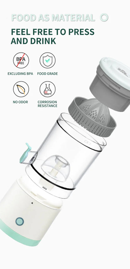 Portable Juice Juice Extractor Fully Automatic Fruit Household Juicer Automatic Orange Lemon Juice USB Extractor Extruder