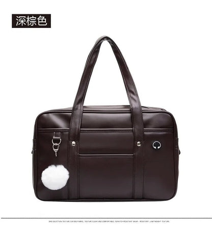 Japanese Casual PU Shoulder Bag Junior High School Students School Bag Handbag Anime Uniform Bag Tote Bags for Women Bolsos RELUX.STORE
