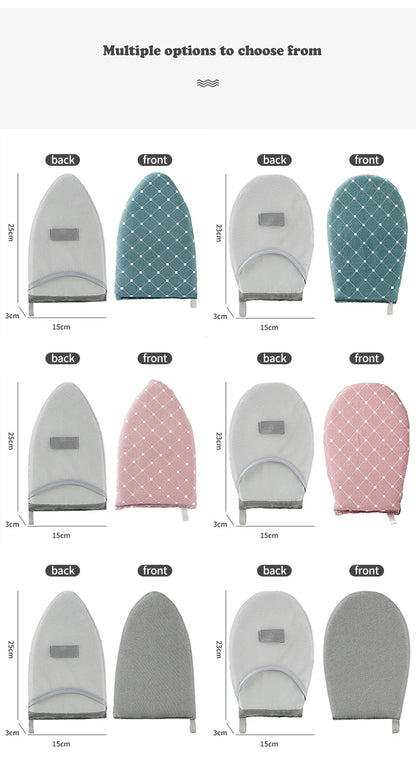 1Pc Fabric Handheld Ironing Board Ironing Board Small Home Ironing Gloves Anti Ironing Household Insulated Handheld Ironing Tray
