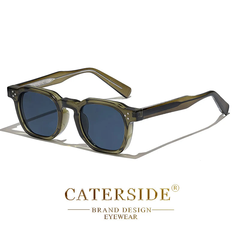 CATERSIDE Fashion Men Sunglasses Small Frame Square Personalized Design Sun Glasses Women Travel Party Business Festival Gift RELUX.STORE