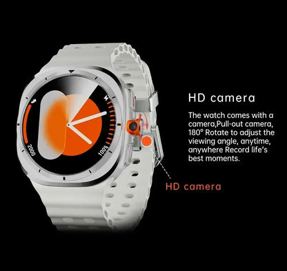 2025 New W7 5G Fitness Smart Watch Full Network GPS NFC Call Information Display Men's Sports Watch Application Download