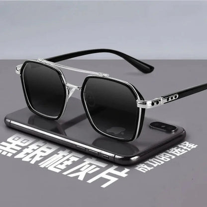 Trendy Sunglasses for Men Professional Day Night Driver Sun Glasses Male Fashion Vintage Eyewear Shades UV400 Protection RELUX.STORE