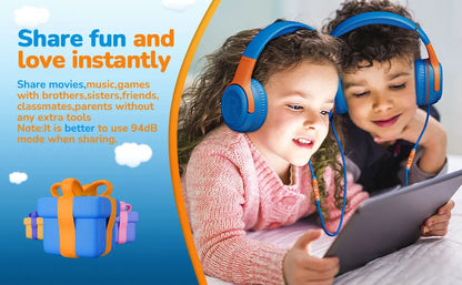 AT2 1/2/3Pcs Headset,3.5mm Surround Stereo Gaming Headphones with Mic Soft Memory Earmuffs for PC,Laptop,Kids for School Toddler
