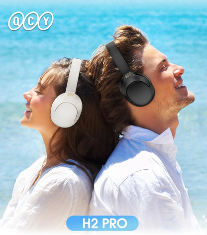 QCY H2 H2 Pro Wireless Headphones Bluetooth 5.3 BASS Mode Hifi Stereo Headset Over the Ear Gaming Earphones Dual Device Connect