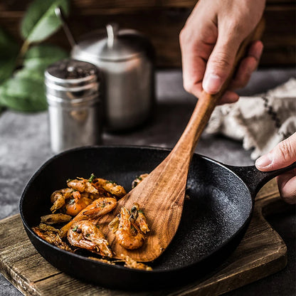 Thailand Teak Natural Wooden Tableware Cooking Ladle Turner Long Rice Colander Soup Skimmer Cooking Spoons Scoop Kitchen Tool