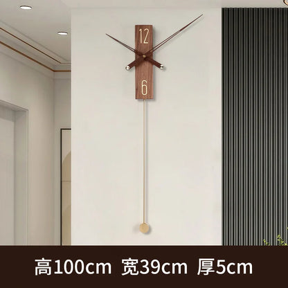 Minimalist clock living room home wall clock modern simple wall hanging