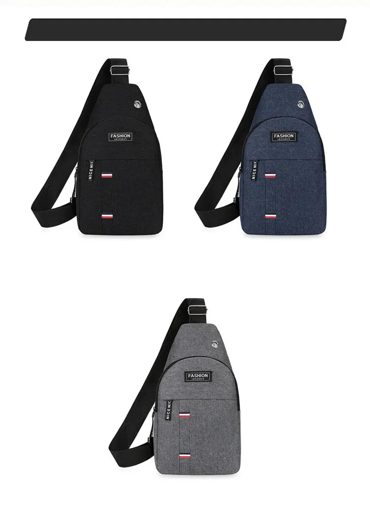 Fashionable and Trendy Lightweight Single Minimalist Shoulder Crossbody Bag for Men with Large Capacity for Leisure and Sports RELUX.STORE