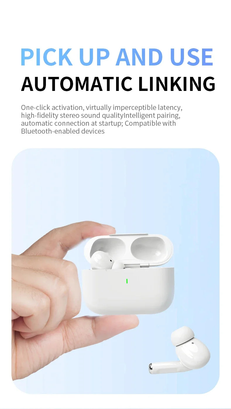 2025 Original Air pro bluetooth earphones Bluetooth 5.3 auriculares Earbuds Gaming Headset For iPhone Apple Xiaomi Android phone RELUX.STORE