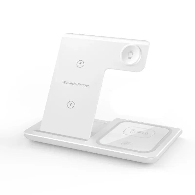 Foldable Phone Wireless Charger Station For iPhone 16 15 14 13 12 Pro Max Apple Watch 10/9/8/7/6 AirPods 3/2 Fast Charging Dock