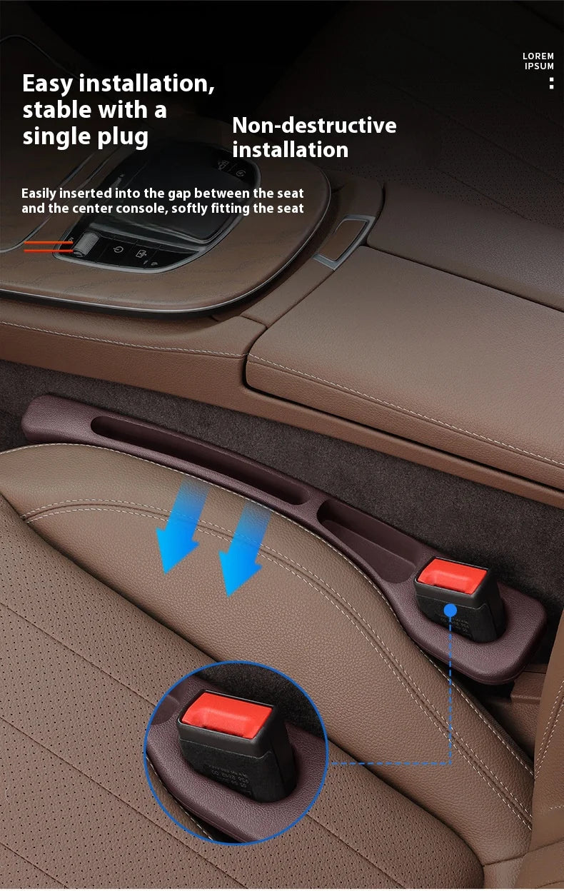 Creative and Practical Automotive Interior Products: Car Seat Gap Plug, Anti-leak Strip, Multi-functional Storage Box RELUX.STORE