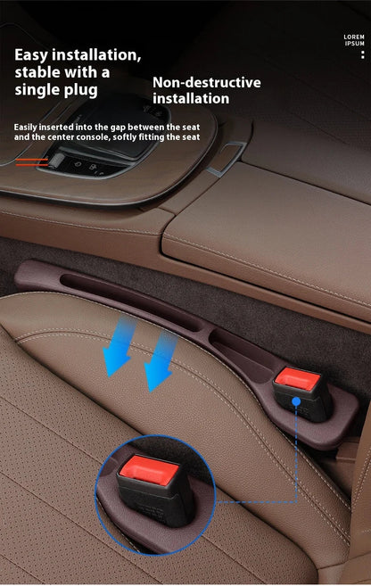 Creative and Practical Automotive Interior Products: Car Seat Gap Plug, Anti-leak Strip, Multi-functional Storage Box RELUX.STORE