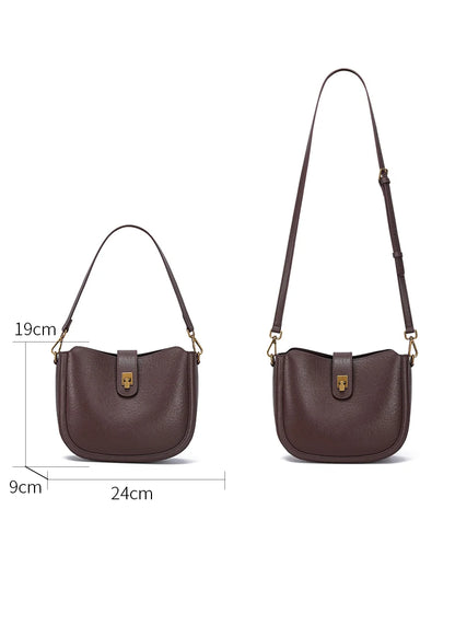 Women‘s Cowhide Genuine Leather Shoulder Bag Ladies Soft Natural Cow Leather Handbag Female Fashion Luxury Design Crossbody Bags