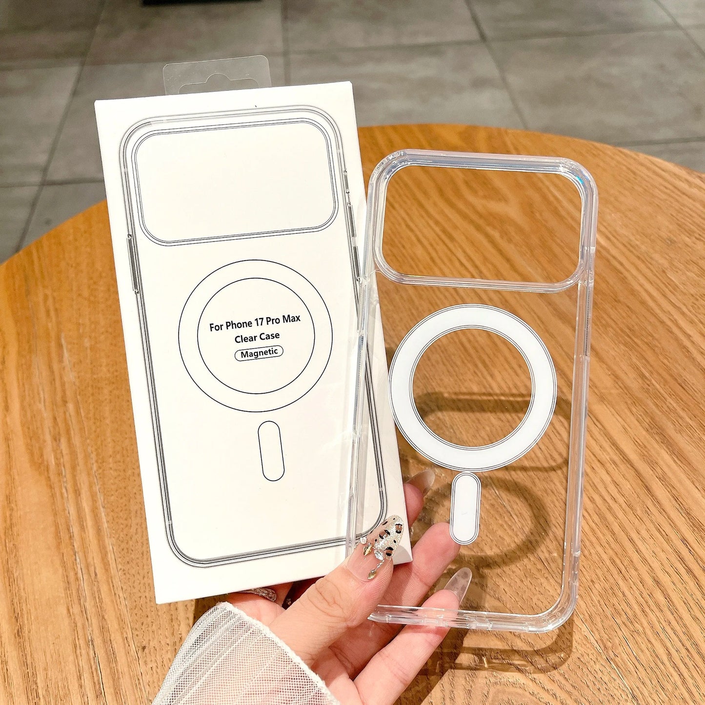 Original For Magsafe Magnetic Wireless Charging Case For iPhone 17 Air 16 15 14 13 12 11 Pro Max 17 Plus Mini Clear Back Cover RELUX.STORE