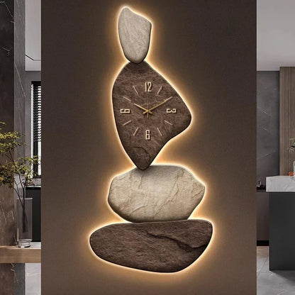 Living Room Wall Clock Decor Light Luxury Unique Wall Clock Large Modern Design Silent Aesthetics Reloj De Pared Wall Decor