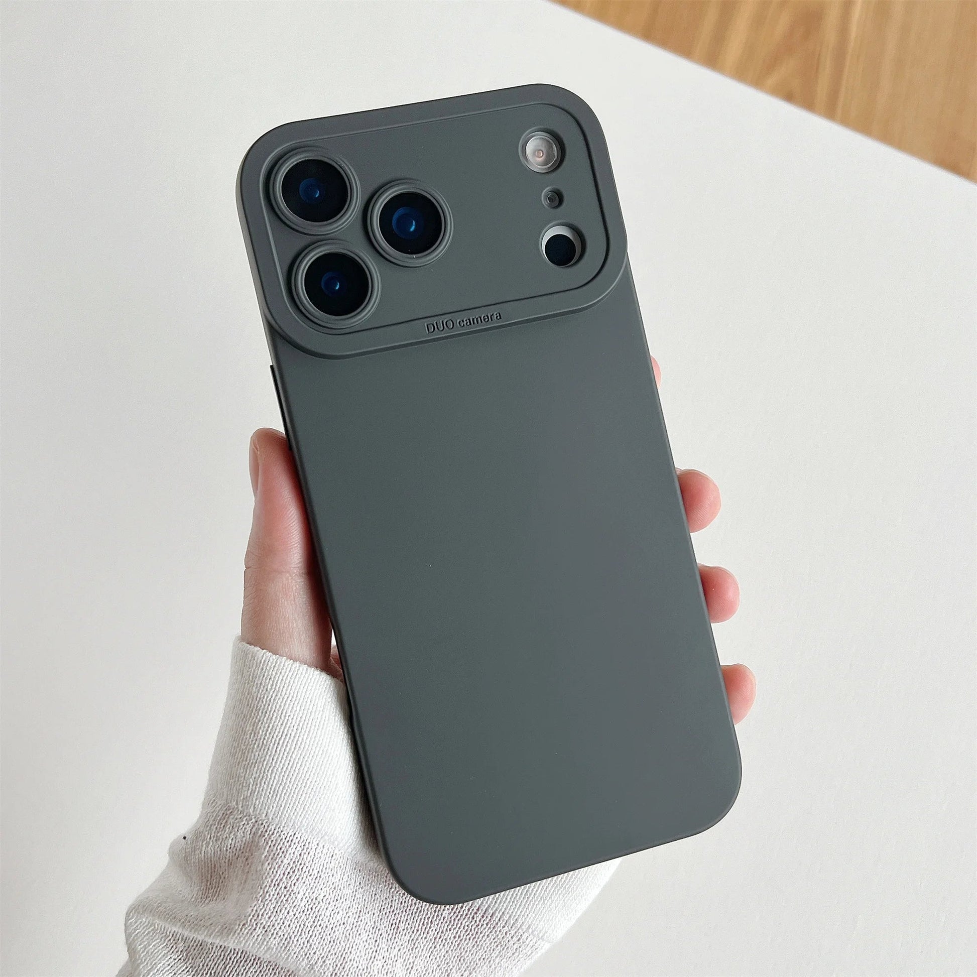 2025 New 20 color choices liquid silicone phone case for iPhone 17 16 15 Pro Max Plus full shockproof TPU soft bumper cover RELUX.STORE