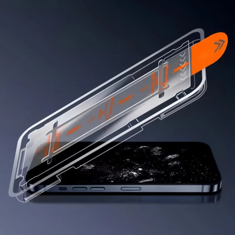 1/2/3 Pack Dust Free Screen Protector For iPhone 17 16 Pro Max 17 Air 16 Plus Oleophobic HD Clear Tempered Glass Easy to install RELUX.STORE