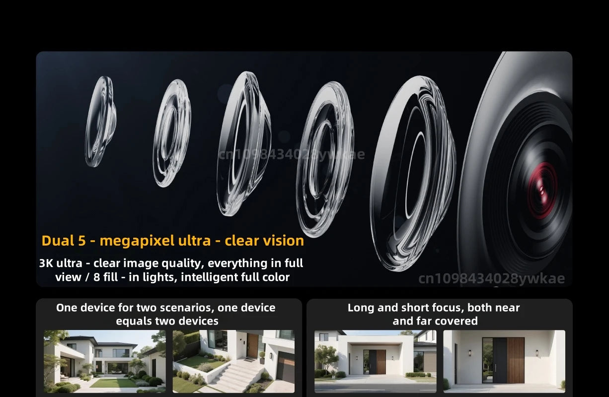 Xiaomi Outdoor Camera 4 Dual-Lens 3K  360° PTZ Auto Tracking AI Human Detection IP66 Color Night Vision｜Remote Monitoring ﻿
