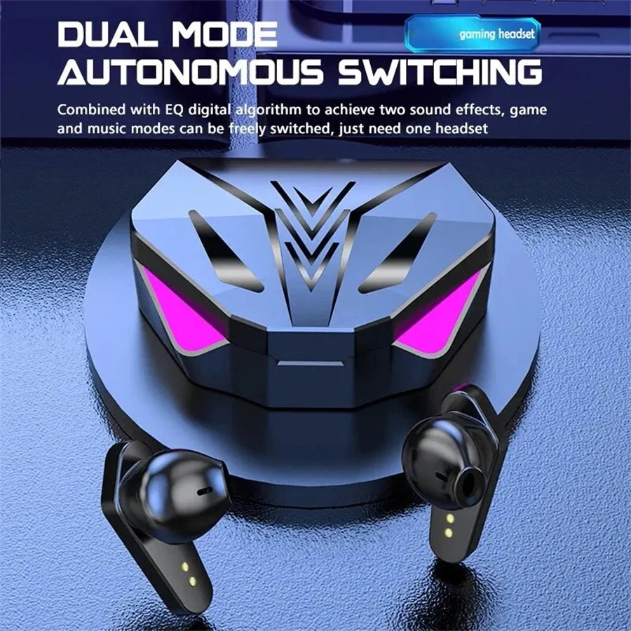NEW Earphones Bluetooth Wireless Gamer Headphones Low Latency Earbuds Gamer Headset Gamer With Mic Handfree In Ear Earphones RELUX.STORE