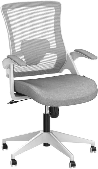 High Back Mesh Chair Adjustable Height and Ergonomic Design Home Office Computer Desk Chair  (Grey)