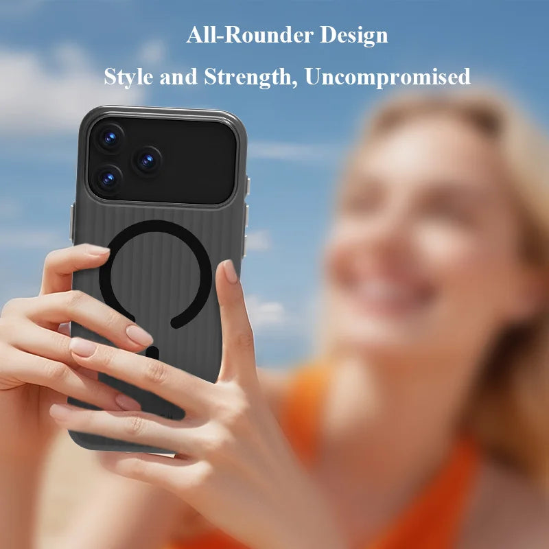 Lereach Magnetic Matte Phone Case for iPhone 17 Pro Max / 17 Air / 17 - PC+Magnet Material, Anti-slip Drop Protection RELUX.STORE