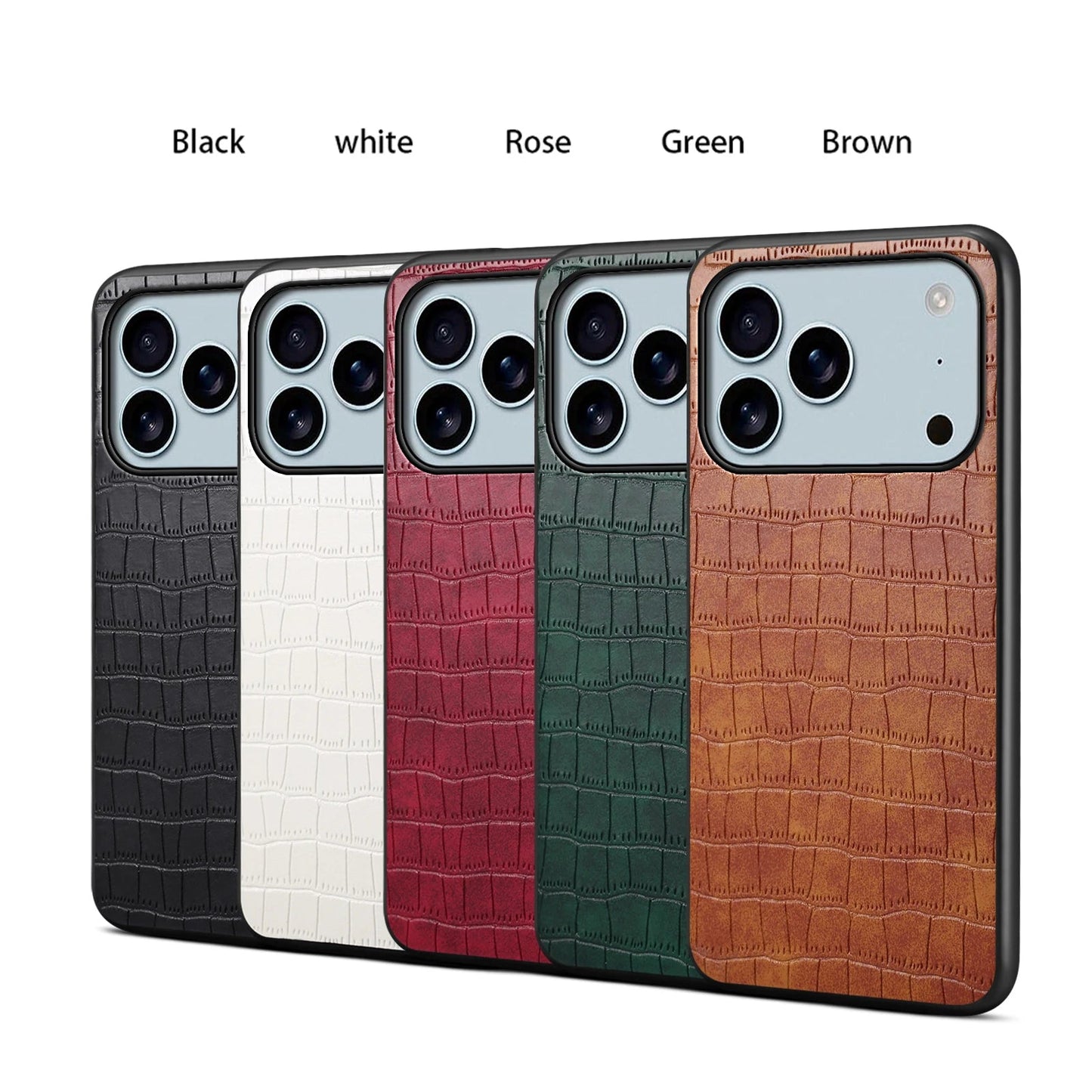 3D Texture PU Leather Case for iPhone 17Air 16e 17 16 15 14 Plus 13 12 11 Pro Max Shockproof Soft TPU Matte Cover Fundas Bumper RELUX.STORE