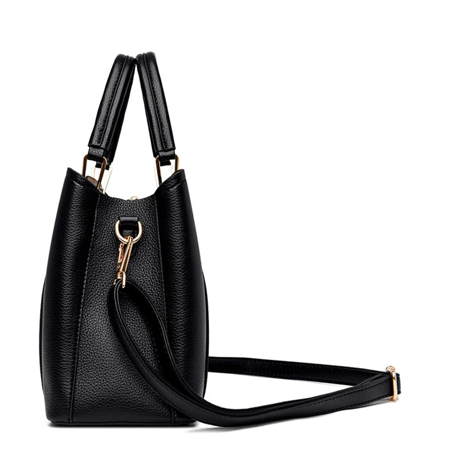 2024 Luxury Women Designer 3 Layers Shoulder Crossbody Sac Ladies Large Capacity Leather Handbags Shopper Brand Messenger Totes RELUX.STORE