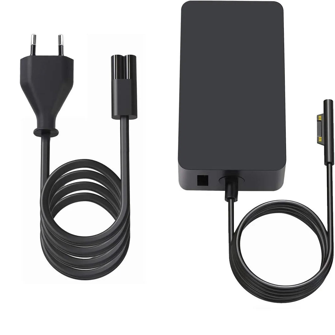 “65W 15V 4A Power Adapter for Microsoft Surface Pro/Go/Book – Fast Laptop Charger for Surface Pro 4/5/6/7/8/9, Go 1/2/3, Book 1/2/3/4 | Compatible with Models 1866, 1867, 1706, 1800, 1796”