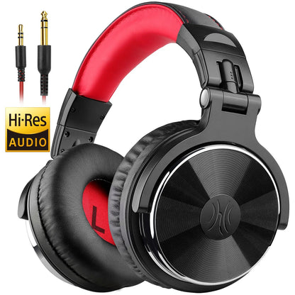 Oneodio Studio Wired Headphones Over Ear Hi-Res Audio Wired Headset With Microphone Studio DJ Stereo Headphones 3.5mm/6.35mm RELUX.STORE