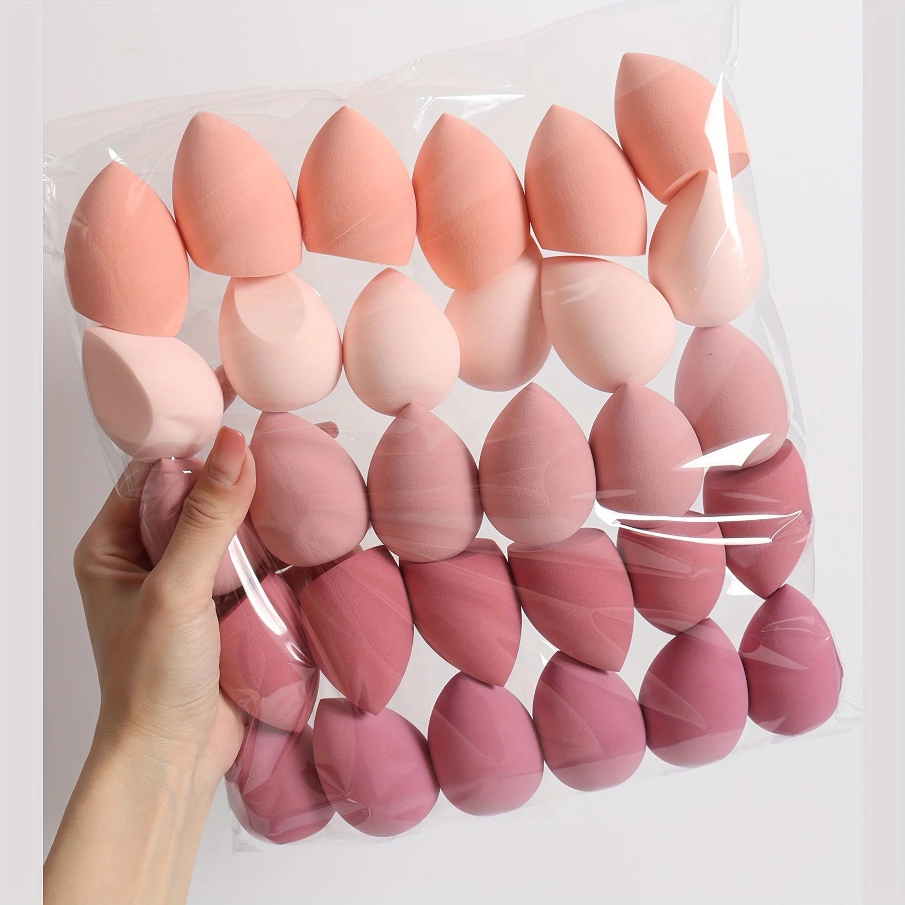 7piece/18piece makeup sponge set, suitable for liquid BB cream powder application, makeup egg dry wet dual-use powder puff RELUX.STORE