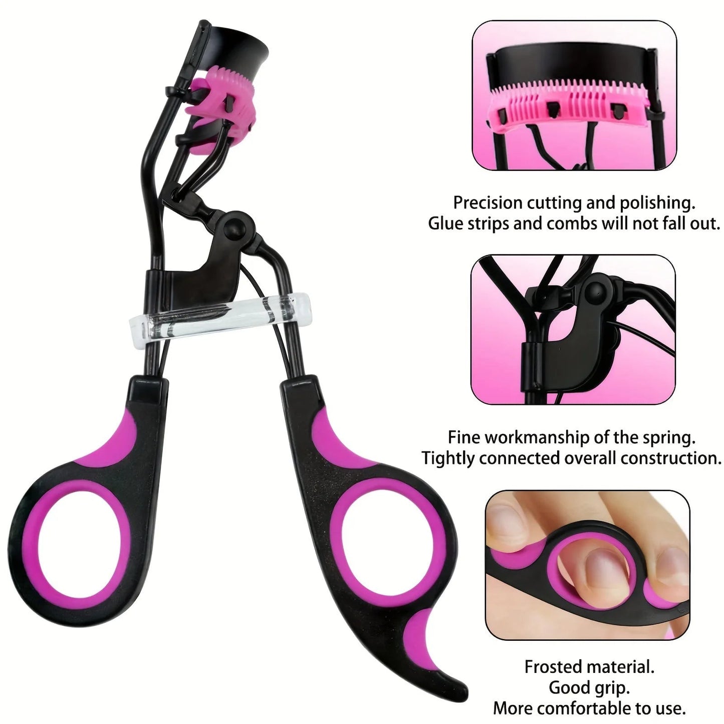11/16PCS Eyelash Curler with 10pcs Replacement Pads Women Professional Eyelashes Curling Tweezers Clips Lasting Eye Makeup Tools RELUX.STORE