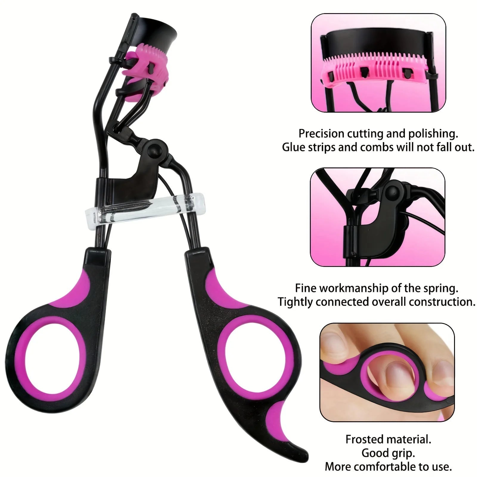 11/16PCS Eyelash Curler with 10pcs Replacement Pads Women Professional Eyelashes Curling Tweezers Clips Lasting Eye Makeup Tools RELUX.STORE