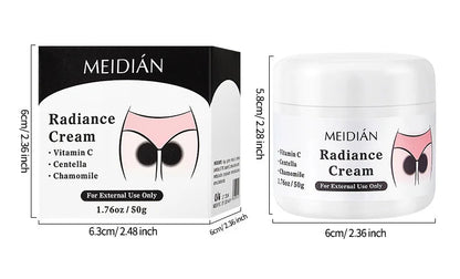 MEDIAN Radiance Cream For Body Brightening Elbows Knees Underarms Dark Spot Corrector Vitamin C Moisturizing Korean Skincare RELUX.STORE