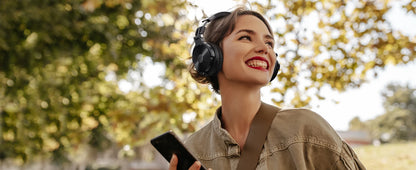 Oneodio Pro C Wireless Headphones 110H PlayTime, Bluetooth 5.2, Foldable Comfortable Fit, Deep Bass Stereo Earphones with Mic