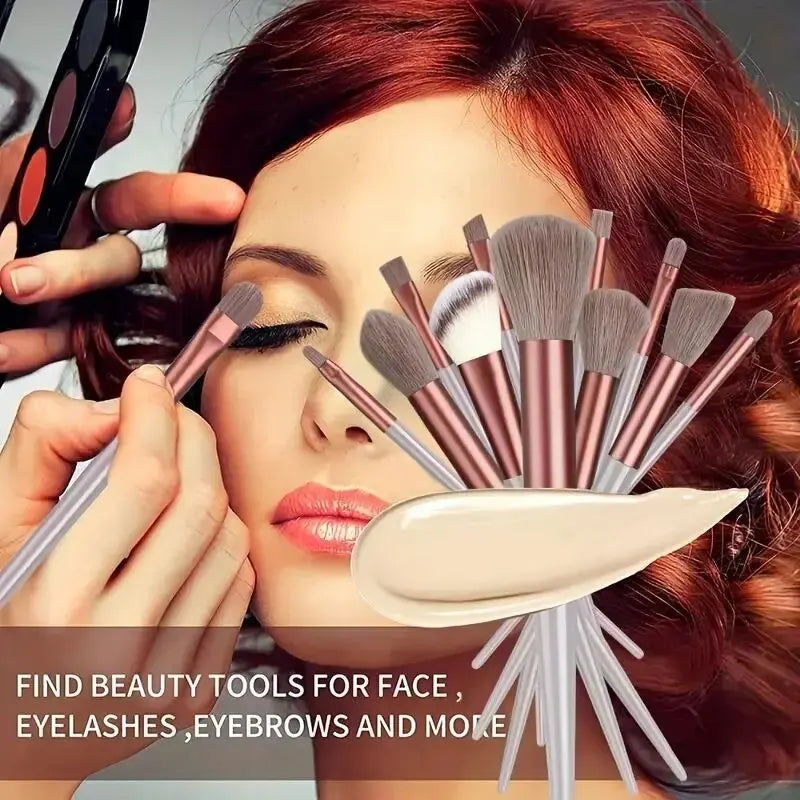 Makeup Brush Set Soft Fluffy Professiona Cosmetic Foundation Powder Eyeshadow Kabuki Blending Make Up Brush Beauty Tool Makeup RELUX.STORE