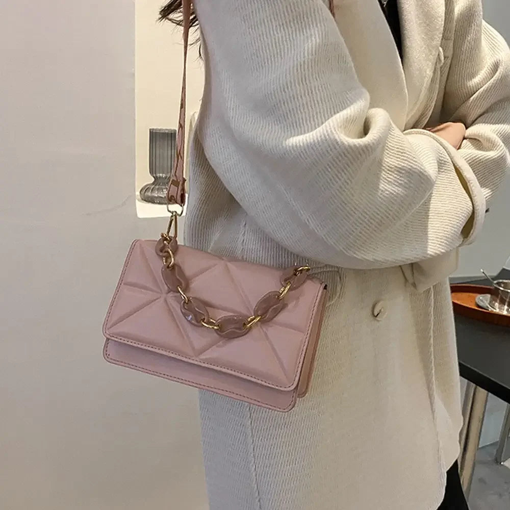 Fashion Women Shoulder Bag Handbags PU Leather Flap Bag Female Large Capacity Casual Crossobdy Clutch RELUX.STORE