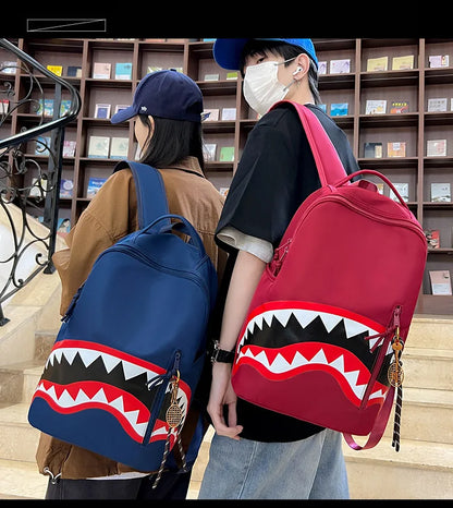Men's Tactical Backpack: Shark-Mouth Opening Travel Rucksack | Water-Resistant Student Daypack for Outdoor Hiking & College