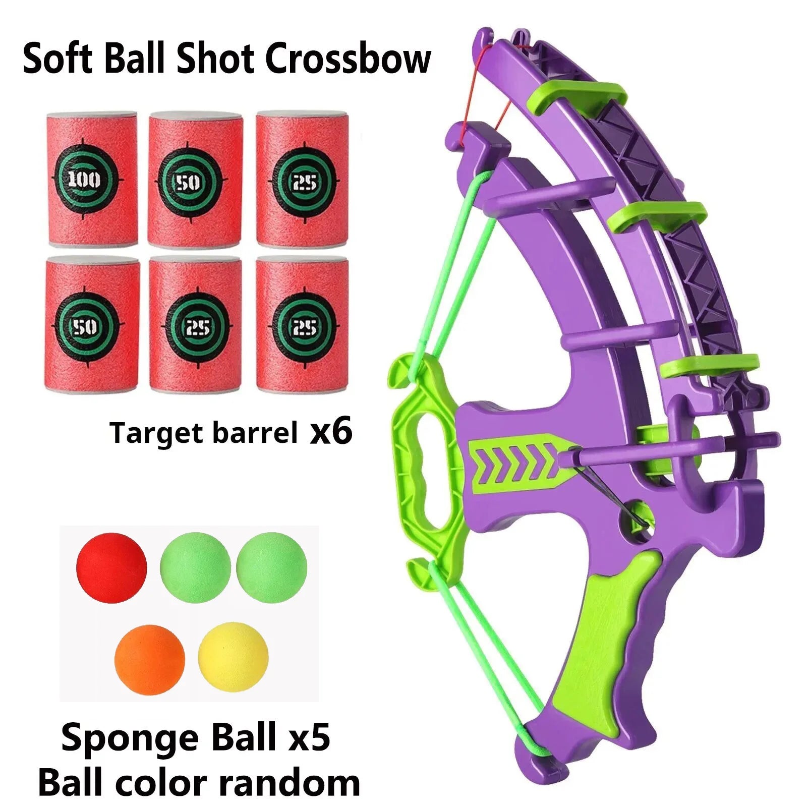 Soft Bullet Target Practice Toy for Children, Educational Shooting Practice Toys with Soft Bullets - RELUX.STORE