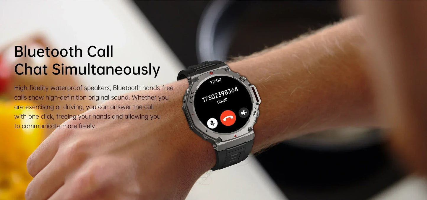 Xiaomi T-Rex 3 For Amazfit New Military gps smartwatc Built-in Compass Altimeter 10ATM Waterproof Sports Smartwatch Men Women