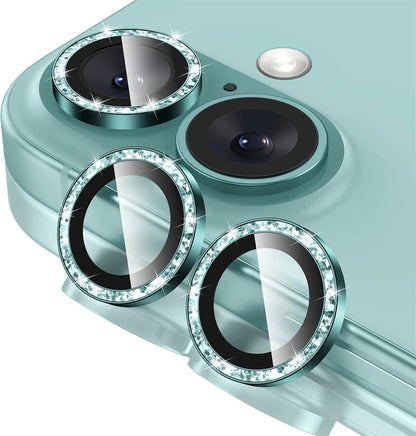 2-3Pcs Pink Glitter Bling Metal Tempered Glass Camera Lens Protector For IPhone 17 16 15 14 13 Pro Max Plus Full Cover Accessory RELUX.STORE